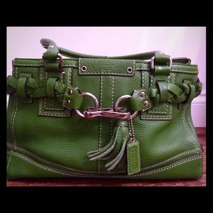 Coach Pebble Leather Hampton